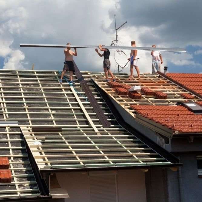 Plat dak Gravendeel opnieuw leggen